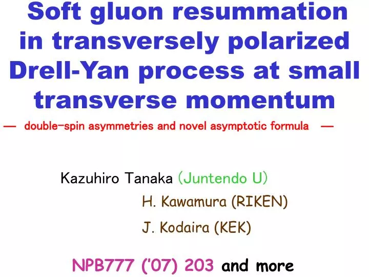 soft gluon resummation in transversely polarized drell yan process at small transverse momentum