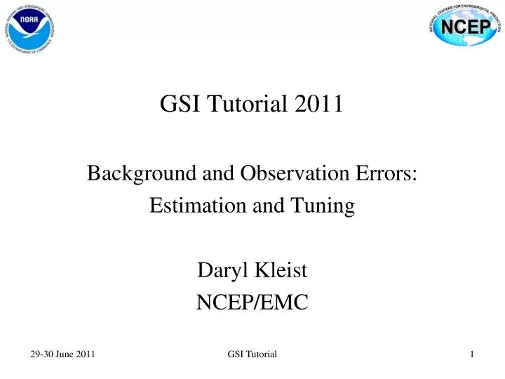 gsi tutorial 2011