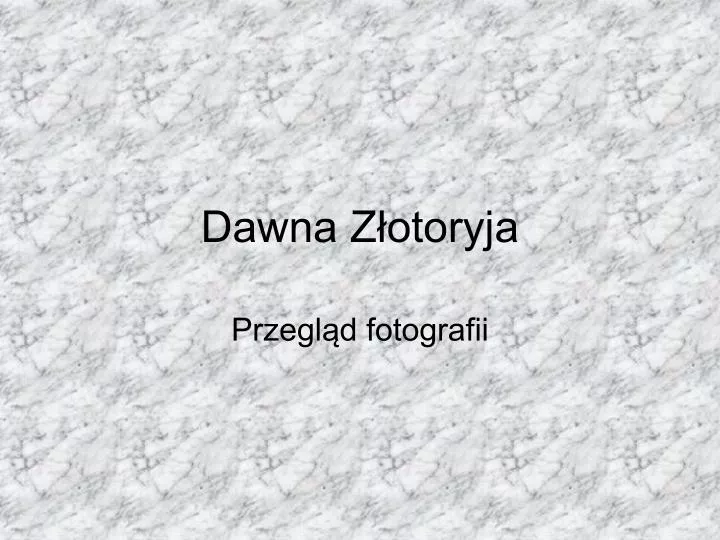 dawna z otoryja