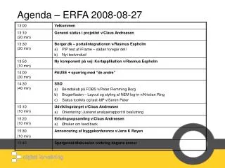 agenda erfa 2008 08 27