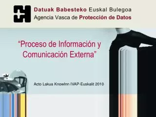 proceso de informaci n y comunicaci n externa