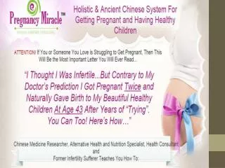Pregnancy Miracle Reviews - Does It Really Work?