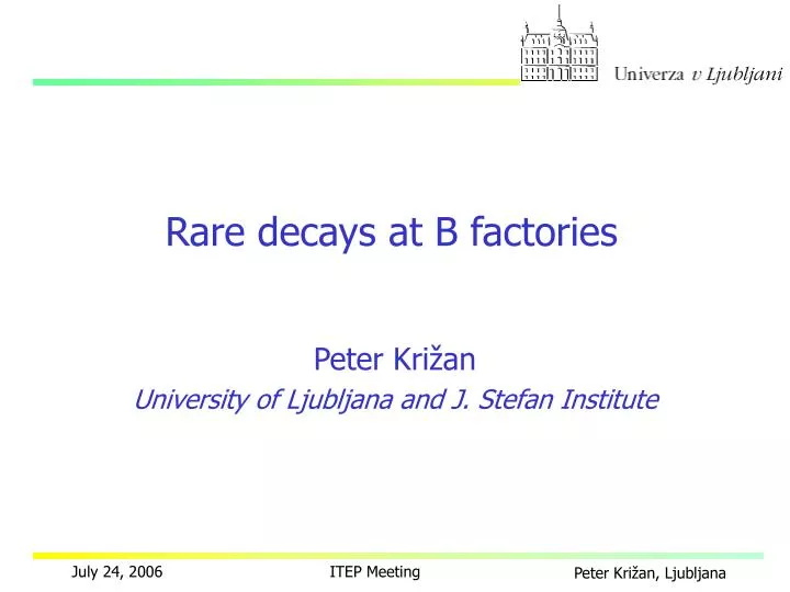 rare decays at b factories