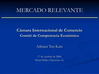 mercado relevante
