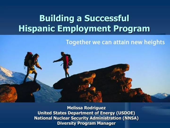 building a successful hispanic employment program