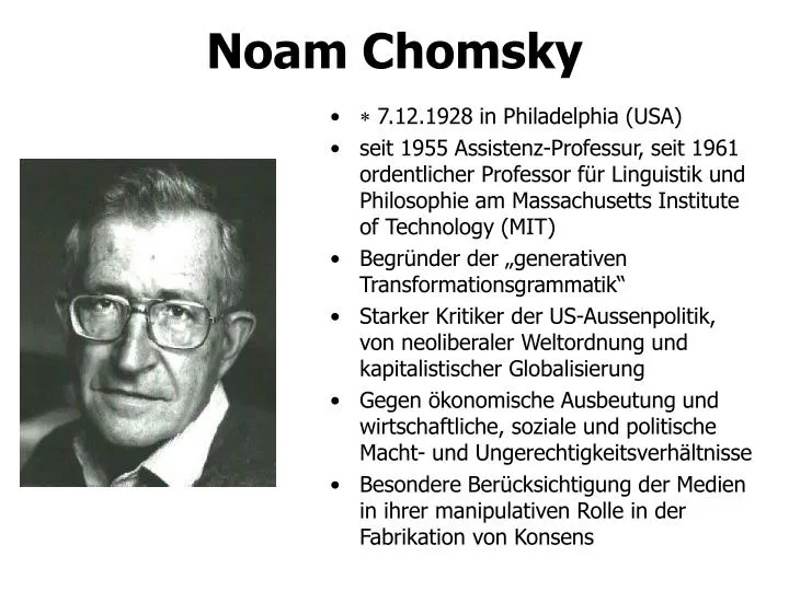 noam chomsky