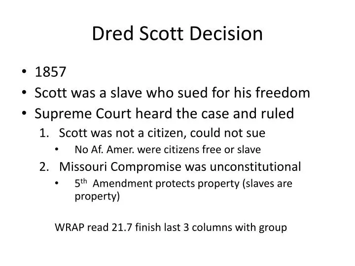 dred scott decision