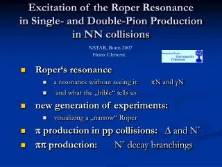 Excitation of the Roper Resonance in Single- and Double-Pion Production in NN collisions