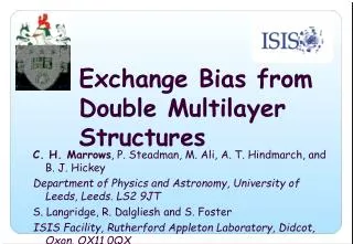 Exchange Bias from Double Multilayer Structures