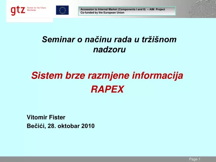 seminar o na inu rada u tr i nom nadzoru