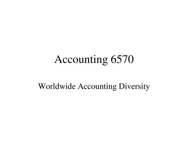accounting 6570