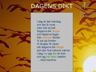 dagens dikt