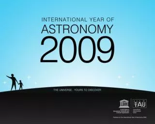International year of Astronomy 2009