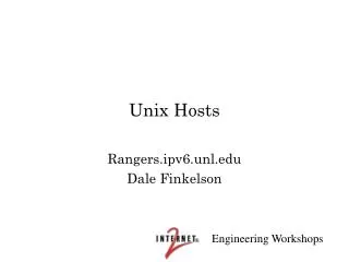Unix Hosts