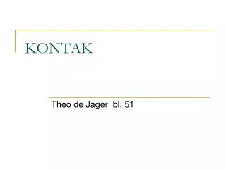 kontak
