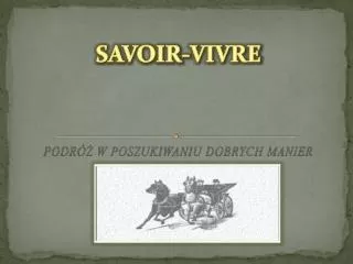 savoir vivre
