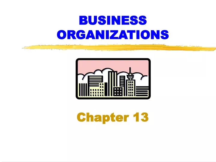 business organizations