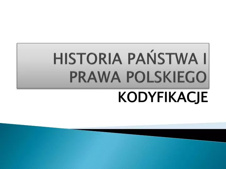 historia pa stwa i prawa polskiego