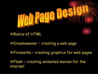 Web Page Design