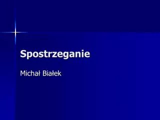 spostrzeganie