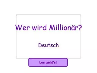 wer wird million r