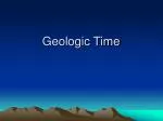 Geologic Time - slide 1
