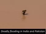 Deadly flooding in India and Pakistan