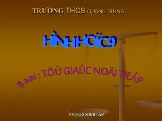 tr ng thcs quang trung