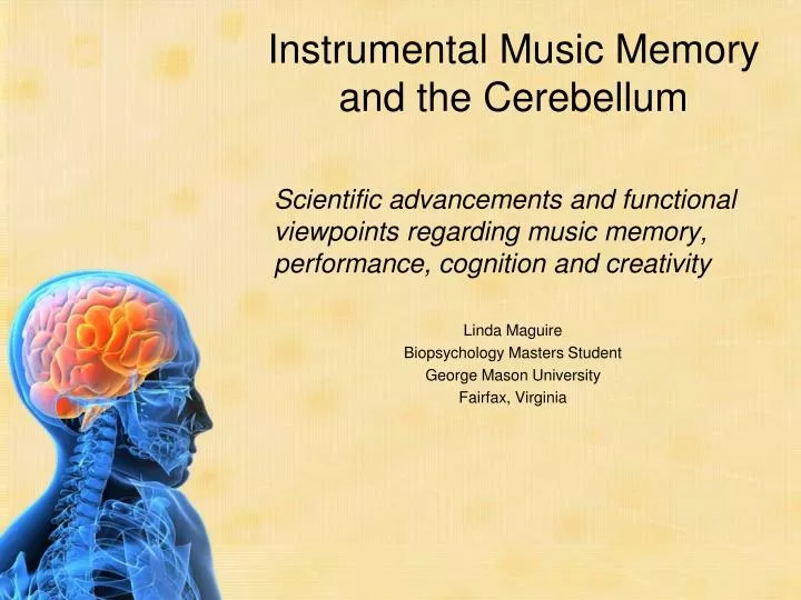 instrumental music memory and the cerebellum