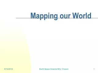Mapping our World