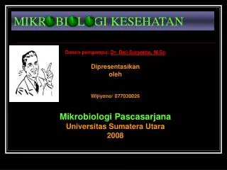 PPT - MIKROBIOLOGI DASAR PowerPoint Presentation, Free Download - ID ...