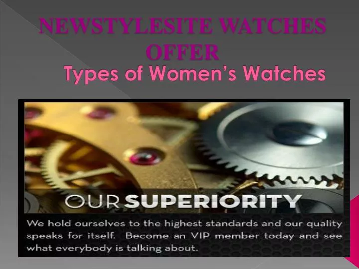 types of women s watches