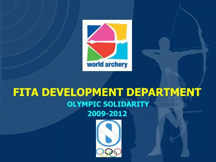 fita development department olympic solidarity 2009 2012