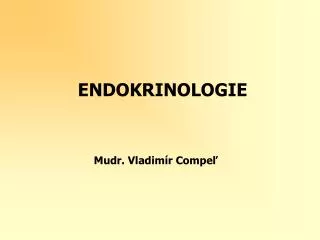 endokrinologie