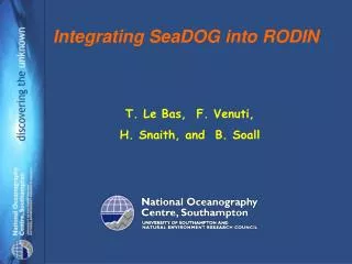 Integrating SeaDOG into RODIN