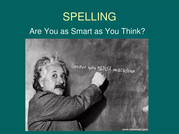 spelling