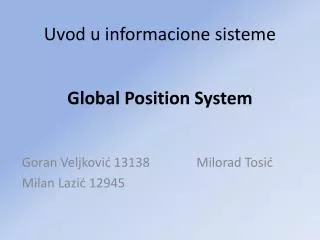 uvod u informacione sisteme