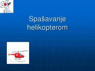 spa avanje helikopterom