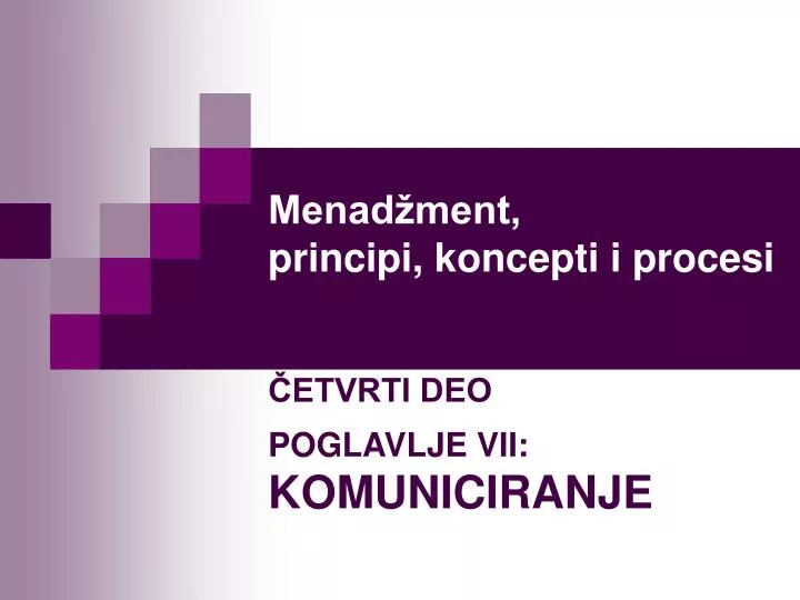 menad ment principi koncepti i procesi