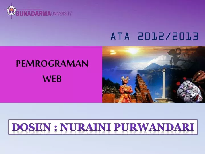 pemrograman web