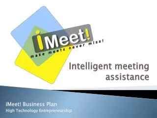 Intelligent meeting assistance