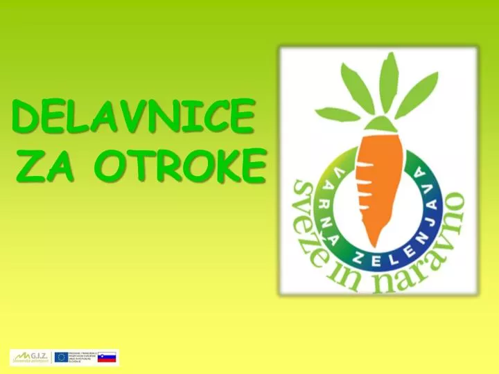 delavnice za otroke