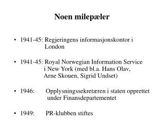 noen milep ler