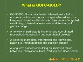 What is GOFC-GOLD?