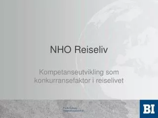 nho reiseliv