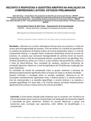 monografia de especializa o em dist rbios da comunica o humana