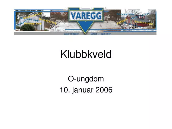 klubbkveld