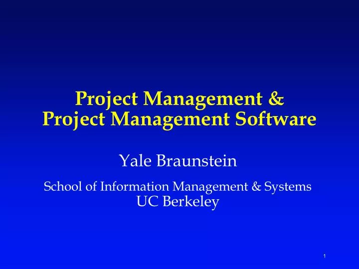 project management project management software