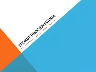 trokut procjenjivanja