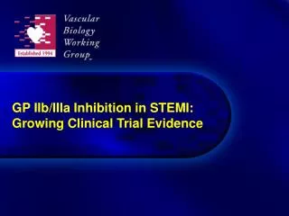 GP IIb/IIIa Inhibition in STEMI: Growing Clinical Trial Evidence